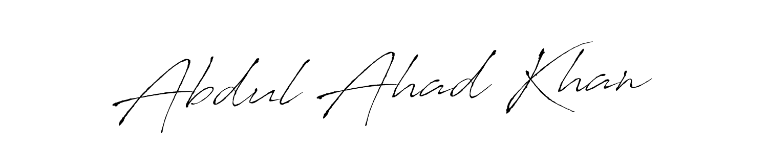 Use a signature maker to create a handwritten signature online. With this signature software, you can design (Antro_Vectra) your own signature for name Abdul Ahad Khan. Abdul Ahad Khan signature style 6 images and pictures png