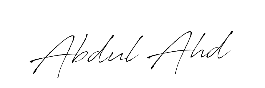 The best way (Antro_Vectra) to make a short signature is to pick only two or three words in your name. The name Abdul Ahd include a total of six letters. For converting this name. Abdul Ahd signature style 6 images and pictures png