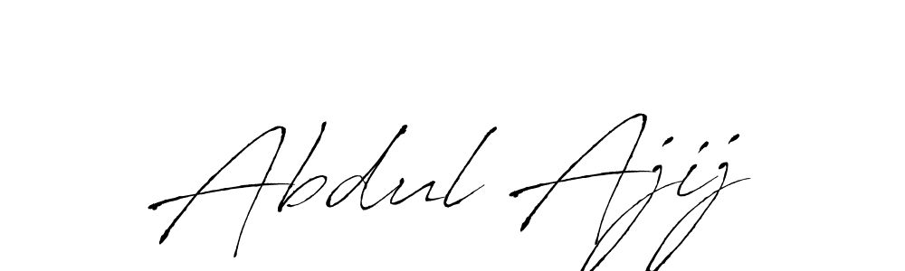 Also You can easily find your signature by using the search form. We will create Abdul Ajij name handwritten signature images for you free of cost using Antro_Vectra sign style. Abdul Ajij signature style 6 images and pictures png