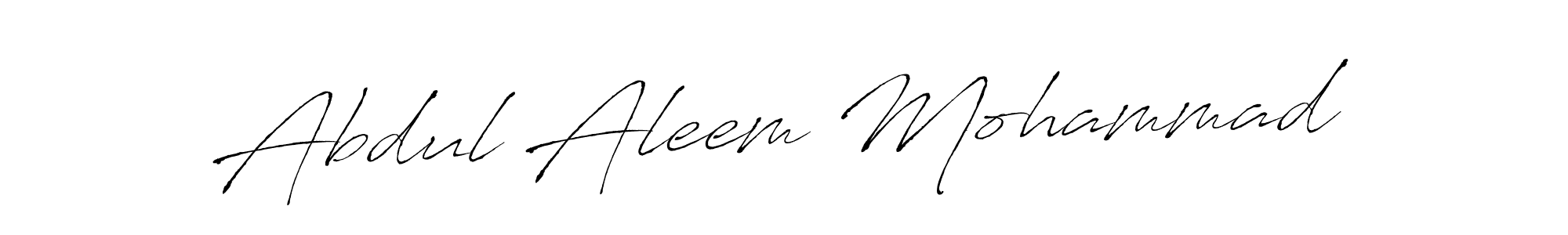 The best way (Antro_Vectra) to make a short signature is to pick only two or three words in your name. The name Abdul Aleem Mohammad include a total of six letters. For converting this name. Abdul Aleem Mohammad signature style 6 images and pictures png