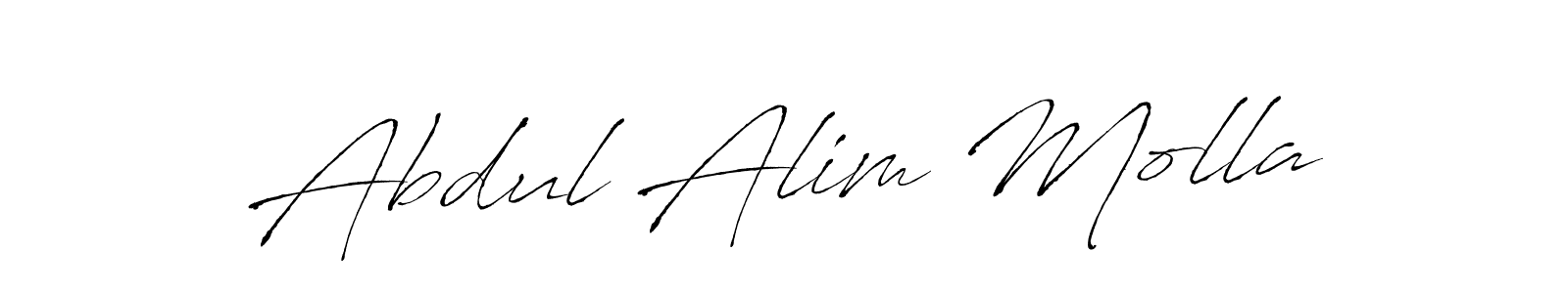 How to make Abdul Alim Molla signature? Antro_Vectra is a professional autograph style. Create handwritten signature for Abdul Alim Molla name. Abdul Alim Molla signature style 6 images and pictures png