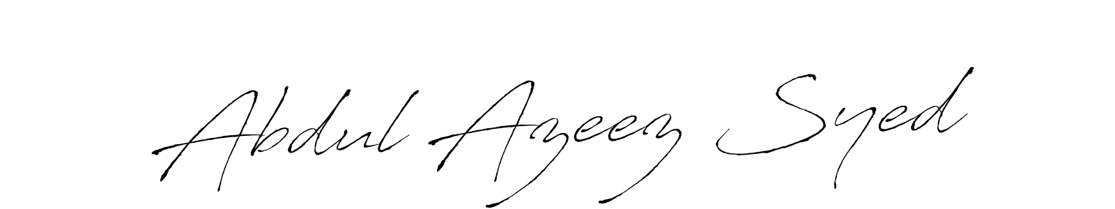 Also You can easily find your signature by using the search form. We will create Abdul Azeez Syed name handwritten signature images for you free of cost using Antro_Vectra sign style. Abdul Azeez Syed signature style 6 images and pictures png