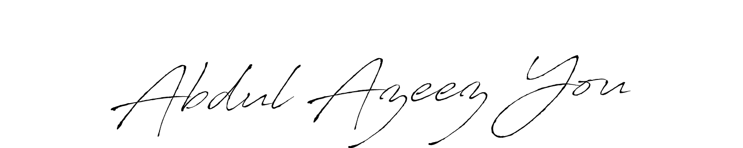 Make a beautiful signature design for name Abdul Azeez You. Use this online signature maker to create a handwritten signature for free. Abdul Azeez You signature style 6 images and pictures png