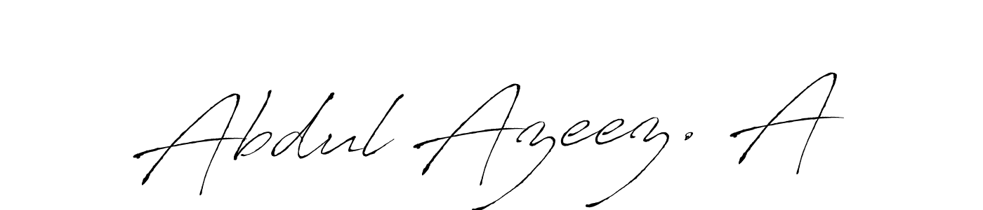 How to make Abdul Azeez. A name signature. Use Antro_Vectra style for creating short signs online. This is the latest handwritten sign. Abdul Azeez. A signature style 6 images and pictures png