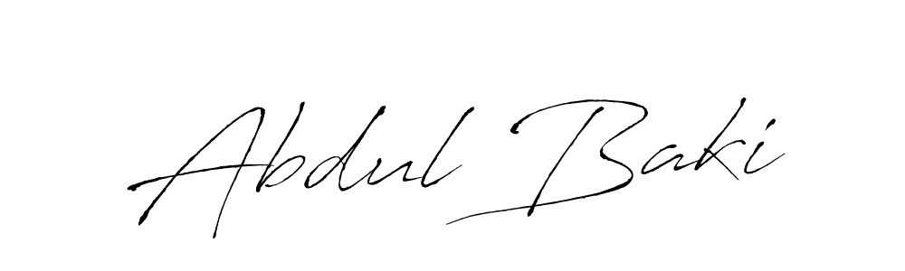 Also we have Abdul Baki name is the best signature style. Create professional handwritten signature collection using Antro_Vectra autograph style. Abdul Baki signature style 6 images and pictures png
