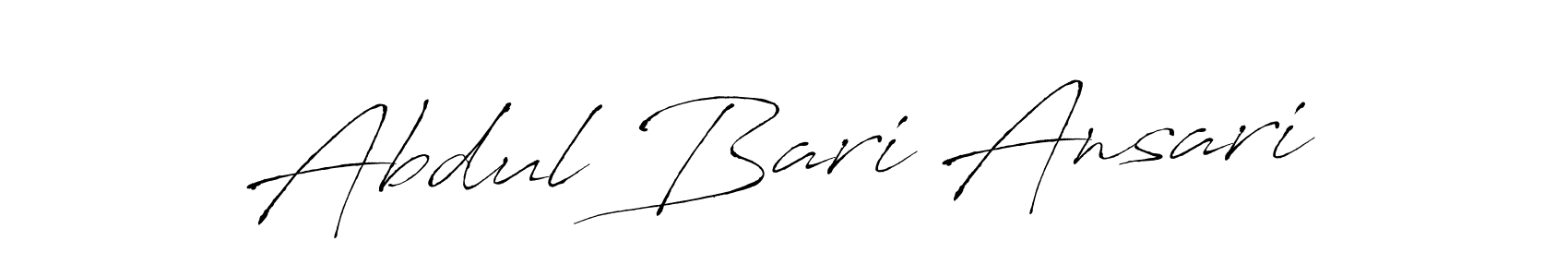 Abdul Bari Ansari stylish signature style. Best Handwritten Sign (Antro_Vectra) for my name. Handwritten Signature Collection Ideas for my name Abdul Bari Ansari. Abdul Bari Ansari signature style 6 images and pictures png