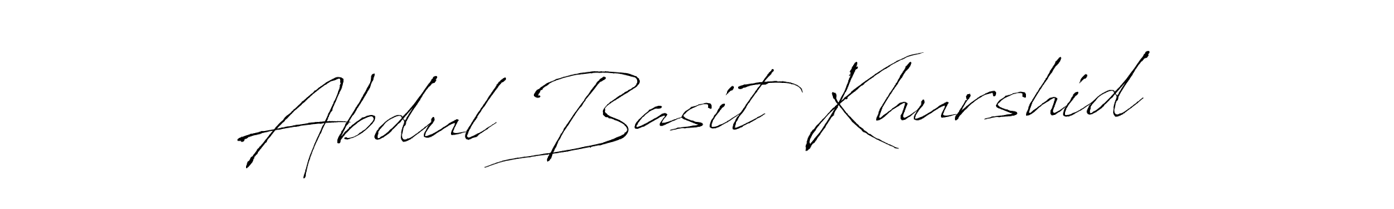 Make a beautiful signature design for name Abdul Basit Khurshid. Use this online signature maker to create a handwritten signature for free. Abdul Basit Khurshid signature style 6 images and pictures png