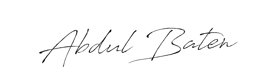 Design your own signature with our free online signature maker. With this signature software, you can create a handwritten (Antro_Vectra) signature for name Abdul Baten. Abdul Baten signature style 6 images and pictures png