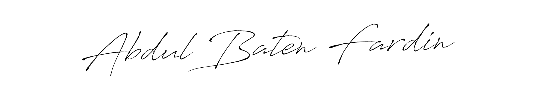 How to make Abdul Baten Fardin name signature. Use Antro_Vectra style for creating short signs online. This is the latest handwritten sign. Abdul Baten Fardin signature style 6 images and pictures png