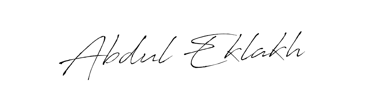 You should practise on your own different ways (Antro_Vectra) to write your name (Abdul Eklakh) in signature. don't let someone else do it for you. Abdul Eklakh signature style 6 images and pictures png