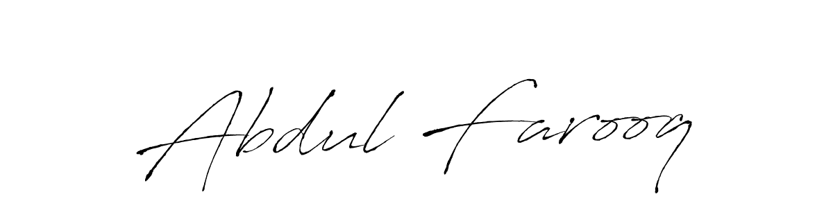 Design your own signature with our free online signature maker. With this signature software, you can create a handwritten (Antro_Vectra) signature for name Abdul Farooq. Abdul Farooq signature style 6 images and pictures png