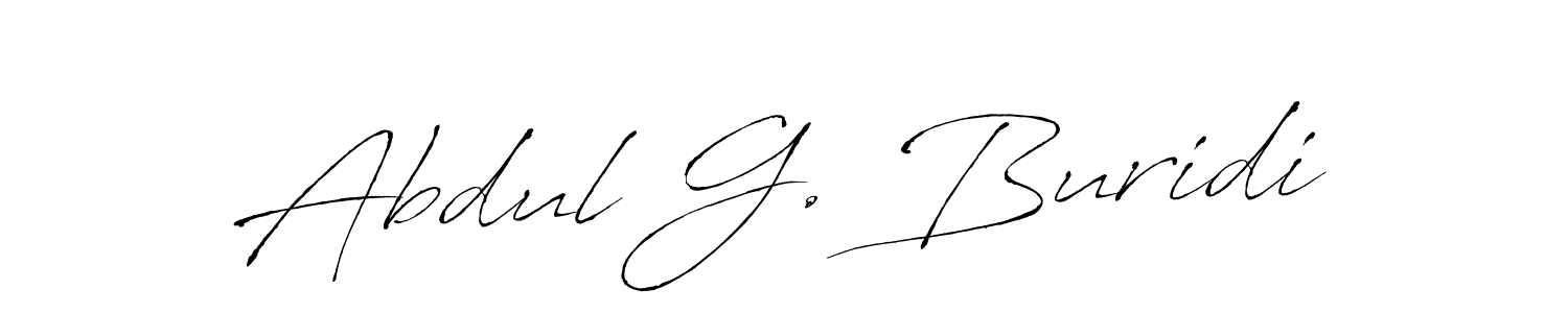 It looks lik you need a new signature style for name Abdul G. Buridi. Design unique handwritten (Antro_Vectra) signature with our free signature maker in just a few clicks. Abdul G. Buridi signature style 6 images and pictures png