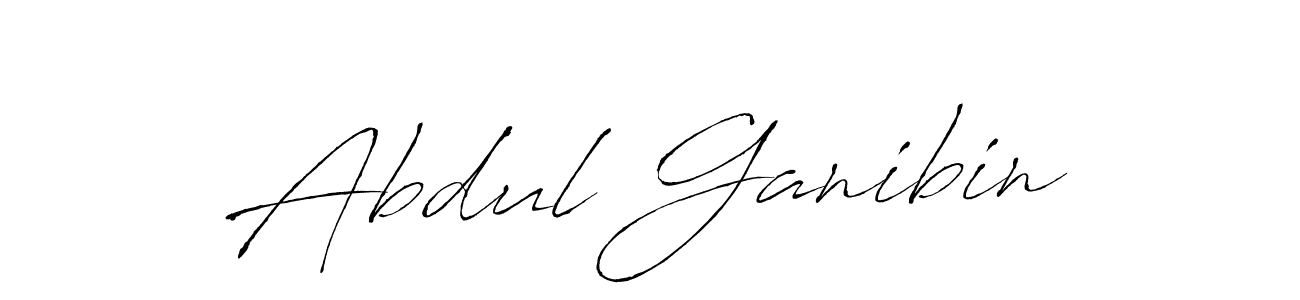 Create a beautiful signature design for name Abdul Ganibin. With this signature (Antro_Vectra) fonts, you can make a handwritten signature for free. Abdul Ganibin signature style 6 images and pictures png