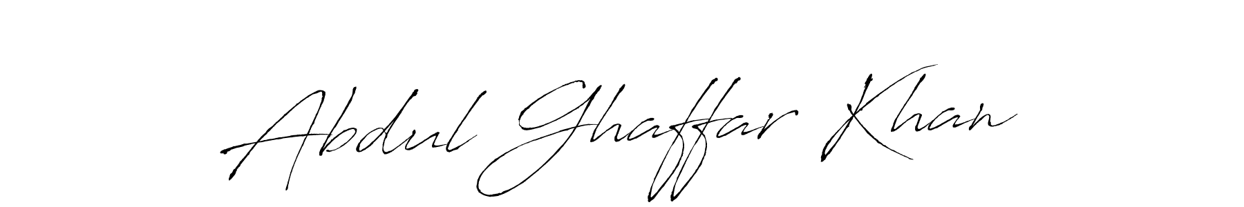 Create a beautiful signature design for name Abdul Ghaffar Khan. With this signature (Antro_Vectra) fonts, you can make a handwritten signature for free. Abdul Ghaffar Khan signature style 6 images and pictures png