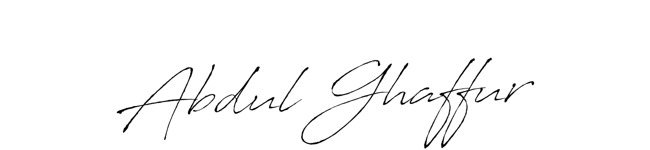 Abdul Ghaffur stylish signature style. Best Handwritten Sign (Antro_Vectra) for my name. Handwritten Signature Collection Ideas for my name Abdul Ghaffur. Abdul Ghaffur signature style 6 images and pictures png