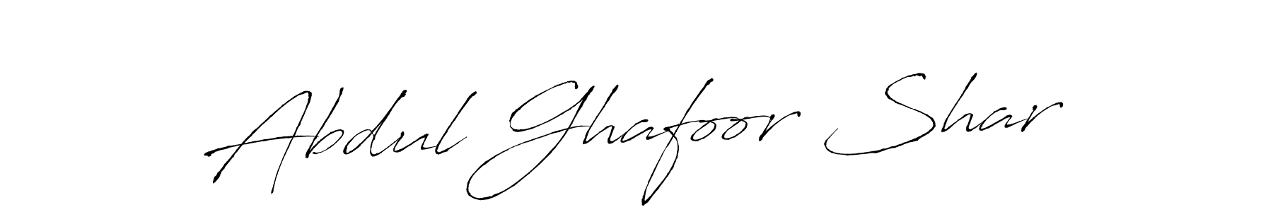 See photos of Abdul Ghafoor Shar official signature by Spectra . Check more albums & portfolios. Read reviews & check more about Antro_Vectra font. Abdul Ghafoor Shar signature style 6 images and pictures png