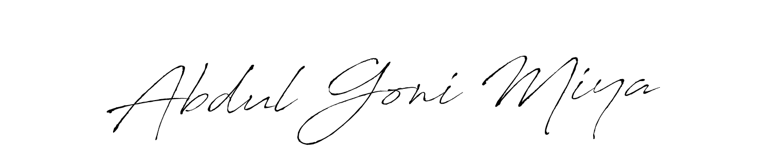 Also we have Abdul Goni Miya name is the best signature style. Create professional handwritten signature collection using Antro_Vectra autograph style. Abdul Goni Miya signature style 6 images and pictures png