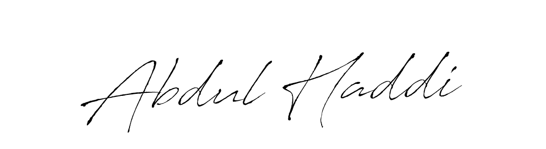 Abdul Haddi stylish signature style. Best Handwritten Sign (Antro_Vectra) for my name. Handwritten Signature Collection Ideas for my name Abdul Haddi. Abdul Haddi signature style 6 images and pictures png