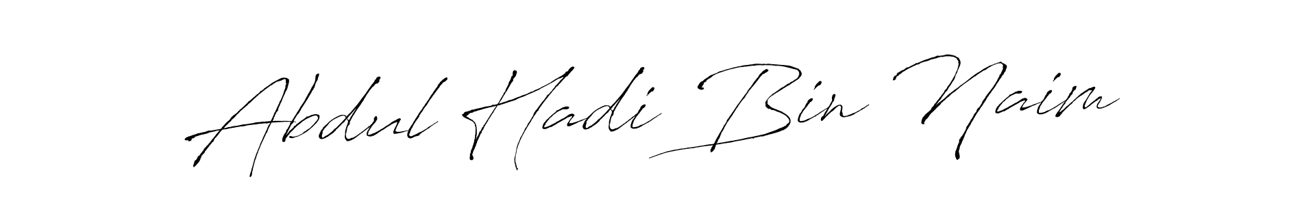 Also You can easily find your signature by using the search form. We will create Abdul Hadi Bin Naim name handwritten signature images for you free of cost using Antro_Vectra sign style. Abdul Hadi Bin Naim signature style 6 images and pictures png