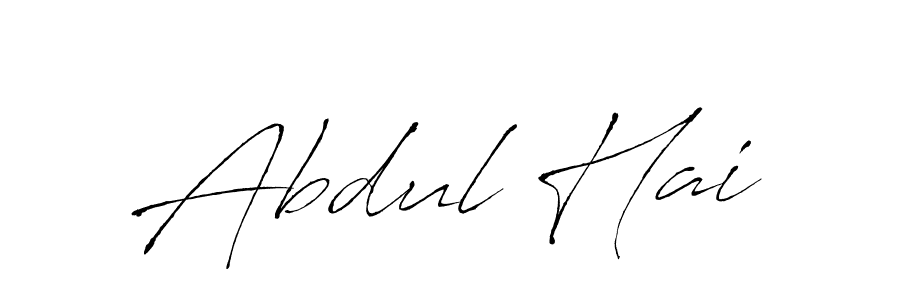 The best way (Antro_Vectra) to make a short signature is to pick only two or three words in your name. The name Abdul Hai include a total of six letters. For converting this name. Abdul Hai signature style 6 images and pictures png