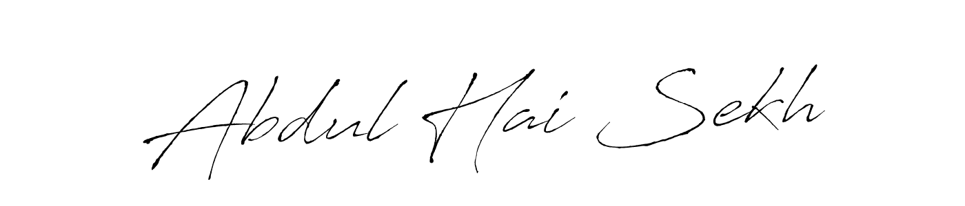 How to make Abdul Hai Sekh signature? Antro_Vectra is a professional autograph style. Create handwritten signature for Abdul Hai Sekh name. Abdul Hai Sekh signature style 6 images and pictures png