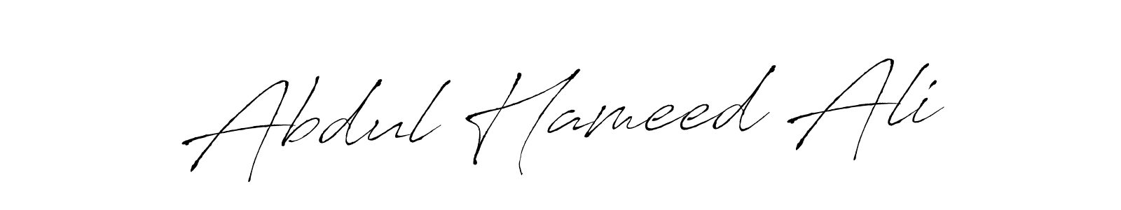 Design your own signature with our free online signature maker. With this signature software, you can create a handwritten (Antro_Vectra) signature for name Abdul Hameed Ali. Abdul Hameed Ali signature style 6 images and pictures png