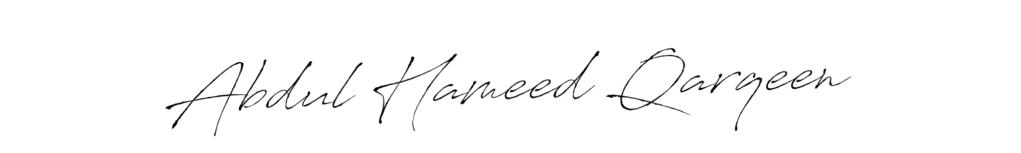 Make a beautiful signature design for name Abdul Hameed Qarqeen. With this signature (Antro_Vectra) style, you can create a handwritten signature for free. Abdul Hameed Qarqeen signature style 6 images and pictures png