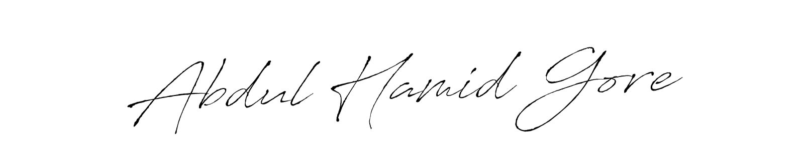 You should practise on your own different ways (Antro_Vectra) to write your name (Abdul Hamid Gore) in signature. don't let someone else do it for you. Abdul Hamid Gore signature style 6 images and pictures png