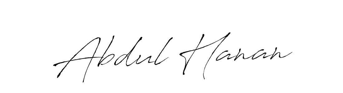 Use a signature maker to create a handwritten signature online. With this signature software, you can design (Antro_Vectra) your own signature for name Abdul Hanan. Abdul Hanan signature style 6 images and pictures png