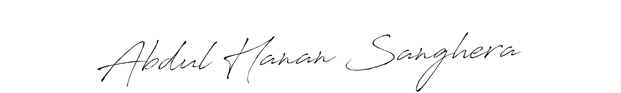 if you are searching for the best signature style for your name Abdul Hanan Sanghera. so please give up your signature search. here we have designed multiple signature styles  using Antro_Vectra. Abdul Hanan Sanghera signature style 6 images and pictures png