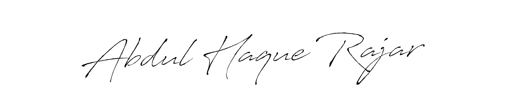 Antro_Vectra is a professional signature style that is perfect for those who want to add a touch of class to their signature. It is also a great choice for those who want to make their signature more unique. Get Abdul Haque Rajar name to fancy signature for free. Abdul Haque Rajar signature style 6 images and pictures png