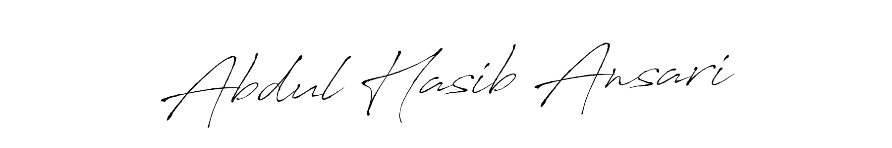 Antro_Vectra is a professional signature style that is perfect for those who want to add a touch of class to their signature. It is also a great choice for those who want to make their signature more unique. Get Abdul Hasib Ansari name to fancy signature for free. Abdul Hasib Ansari signature style 6 images and pictures png