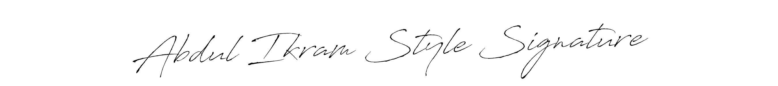 Abdul Ikram Style Signature stylish signature style. Best Handwritten Sign (Antro_Vectra) for my name. Handwritten Signature Collection Ideas for my name Abdul Ikram Style Signature. Abdul Ikram Style Signature signature style 6 images and pictures png