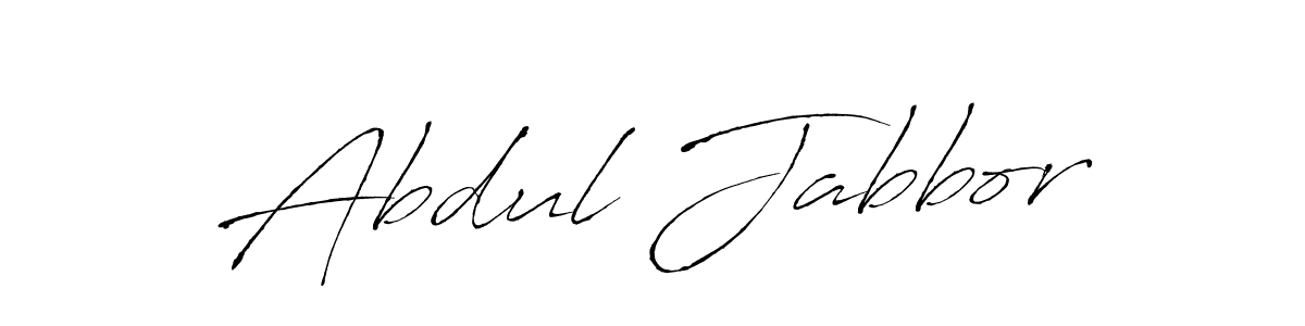 Abdul Jabbor stylish signature style. Best Handwritten Sign (Antro_Vectra) for my name. Handwritten Signature Collection Ideas for my name Abdul Jabbor. Abdul Jabbor signature style 6 images and pictures png