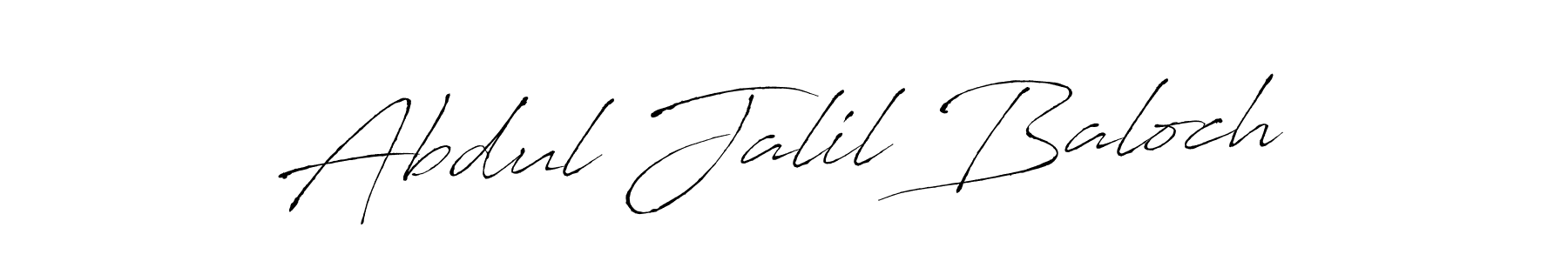 Use a signature maker to create a handwritten signature online. With this signature software, you can design (Antro_Vectra) your own signature for name Abdul Jalil Baloch. Abdul Jalil Baloch signature style 6 images and pictures png