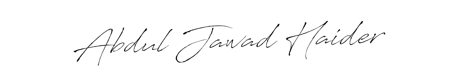 Make a beautiful signature design for name Abdul Jawad Haider. With this signature (Antro_Vectra) style, you can create a handwritten signature for free. Abdul Jawad Haider signature style 6 images and pictures png