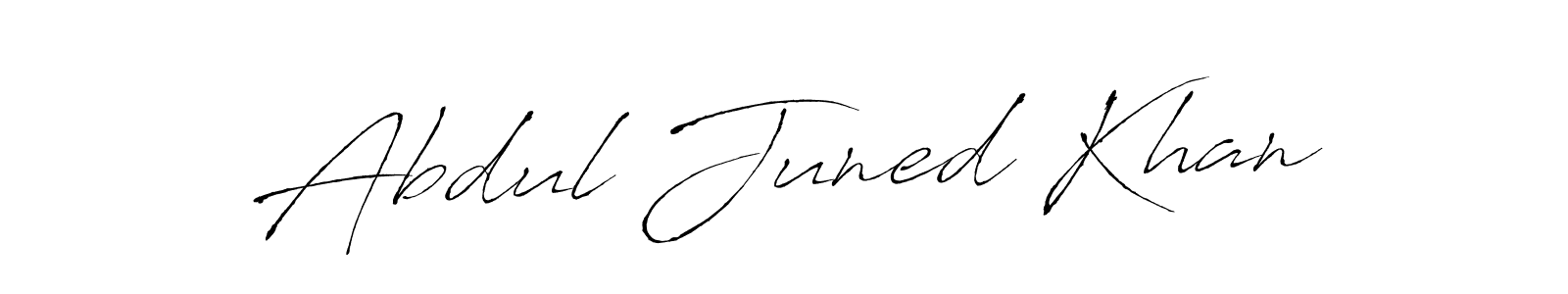 The best way (Antro_Vectra) to make a short signature is to pick only two or three words in your name. The name Abdul Juned Khan include a total of six letters. For converting this name. Abdul Juned Khan signature style 6 images and pictures png