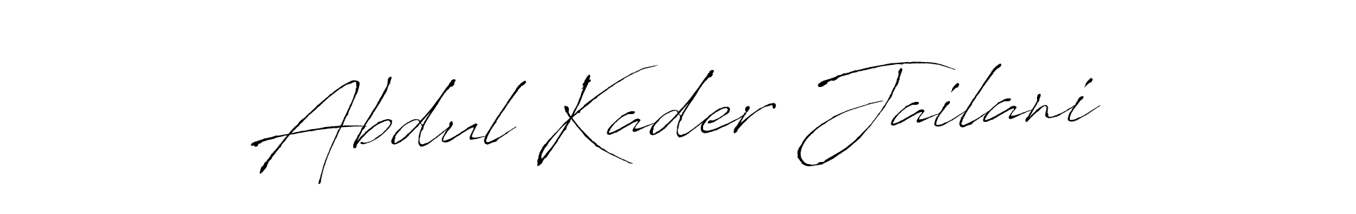 Use a signature maker to create a handwritten signature online. With this signature software, you can design (Antro_Vectra) your own signature for name Abdul Kader Jailani. Abdul Kader Jailani signature style 6 images and pictures png