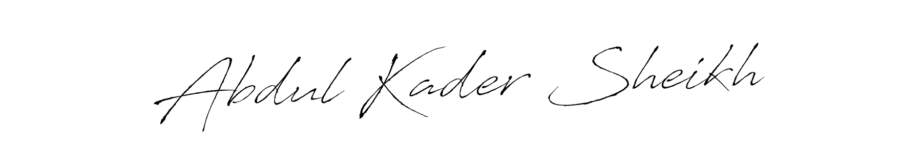 Antro_Vectra is a professional signature style that is perfect for those who want to add a touch of class to their signature. It is also a great choice for those who want to make their signature more unique. Get Abdul Kader Sheikh name to fancy signature for free. Abdul Kader Sheikh signature style 6 images and pictures png