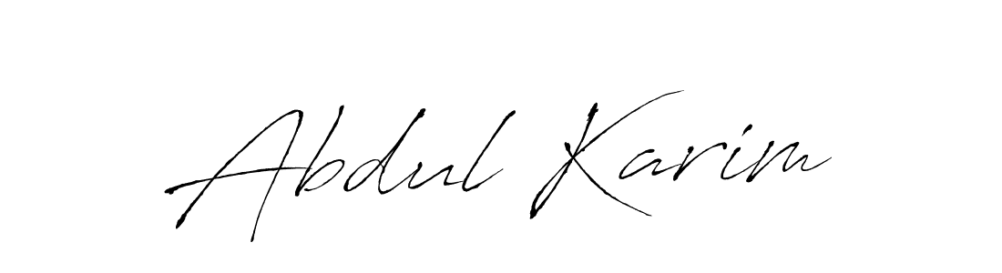 Use a signature maker to create a handwritten signature online. With this signature software, you can design (Antro_Vectra) your own signature for name Abdul Karim. Abdul Karim signature style 6 images and pictures png