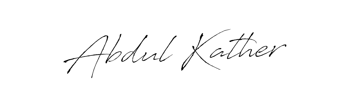 Create a beautiful signature design for name Abdul Kather. With this signature (Antro_Vectra) fonts, you can make a handwritten signature for free. Abdul Kather signature style 6 images and pictures png