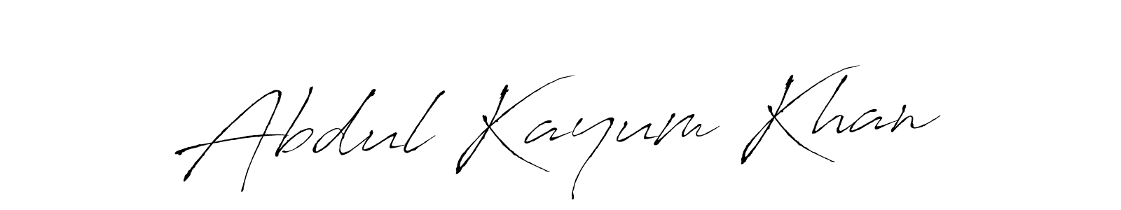 Also You can easily find your signature by using the search form. We will create Abdul Kayum Khan name handwritten signature images for you free of cost using Antro_Vectra sign style. Abdul Kayum Khan signature style 6 images and pictures png