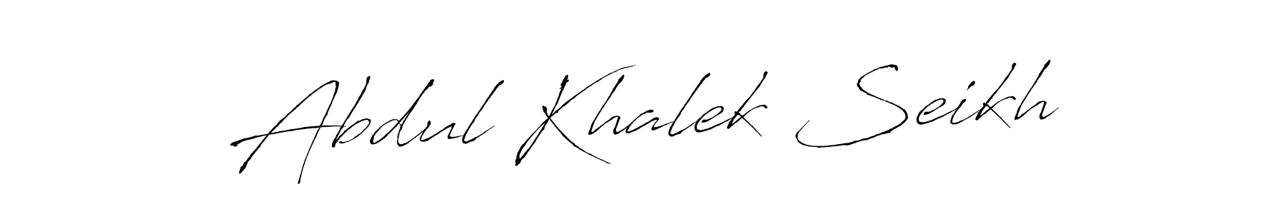Make a short Abdul Khalek Seikh signature style. Manage your documents anywhere anytime using Antro_Vectra. Create and add eSignatures, submit forms, share and send files easily. Abdul Khalek Seikh signature style 6 images and pictures png