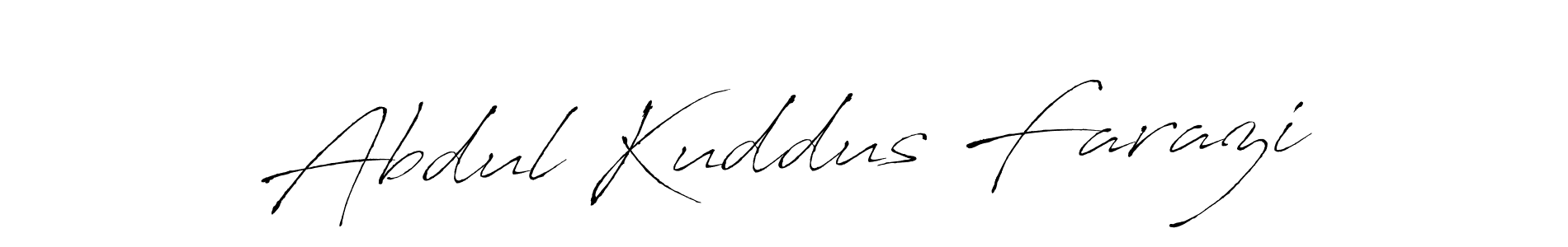 Design your own signature with our free online signature maker. With this signature software, you can create a handwritten (Antro_Vectra) signature for name Abdul Kuddus Farazi. Abdul Kuddus Farazi signature style 6 images and pictures png