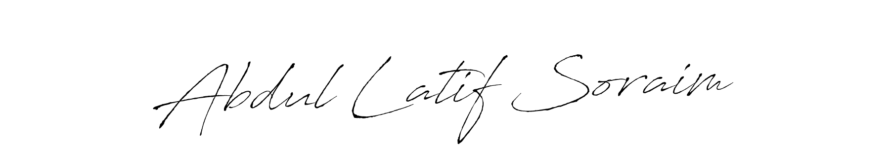 Also we have Abdul Latif Soraim name is the best signature style. Create professional handwritten signature collection using Antro_Vectra autograph style. Abdul Latif Soraim signature style 6 images and pictures png