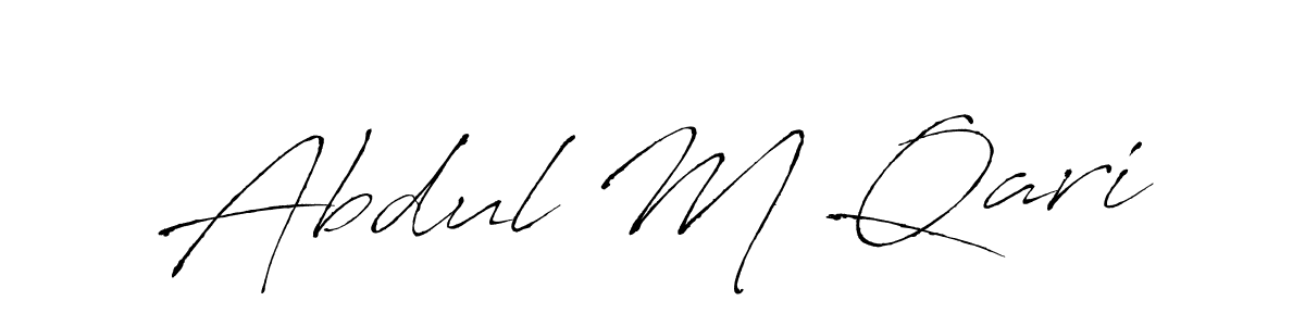 Make a beautiful signature design for name Abdul M Qari. Use this online signature maker to create a handwritten signature for free. Abdul M Qari signature style 6 images and pictures png