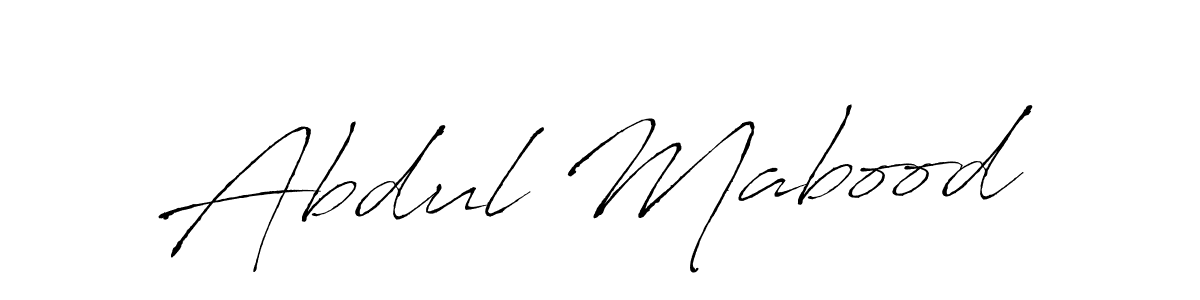 Abdul Mabood stylish signature style. Best Handwritten Sign (Antro_Vectra) for my name. Handwritten Signature Collection Ideas for my name Abdul Mabood. Abdul Mabood signature style 6 images and pictures png