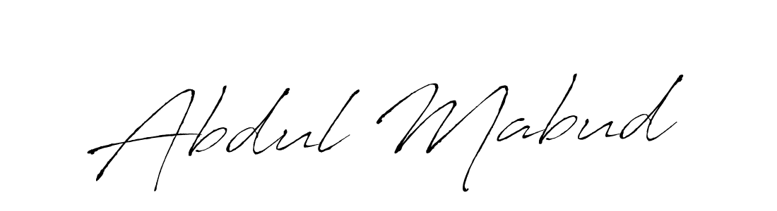 Design your own signature with our free online signature maker. With this signature software, you can create a handwritten (Antro_Vectra) signature for name Abdul Mabud. Abdul Mabud signature style 6 images and pictures png