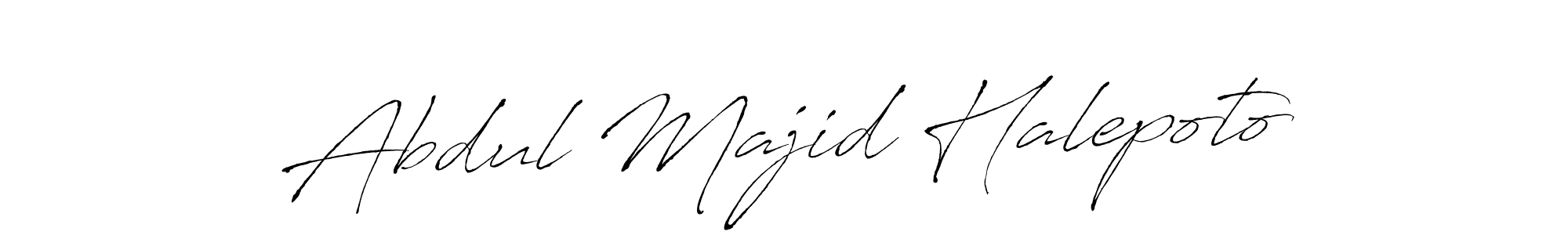 Antro_Vectra is a professional signature style that is perfect for those who want to add a touch of class to their signature. It is also a great choice for those who want to make their signature more unique. Get Abdul Majid Halepoto name to fancy signature for free. Abdul Majid Halepoto signature style 6 images and pictures png