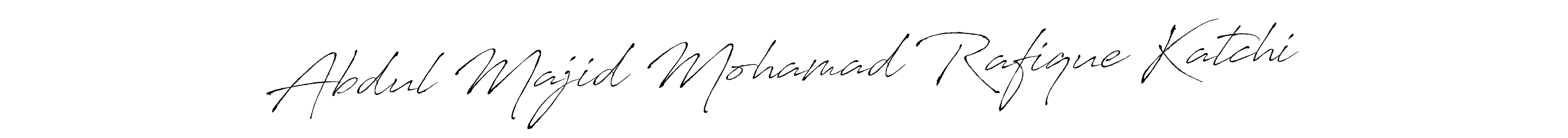 Also we have Abdul Majid Mohamad Rafique Katchi name is the best signature style. Create professional handwritten signature collection using Antro_Vectra autograph style. Abdul Majid Mohamad Rafique Katchi signature style 6 images and pictures png